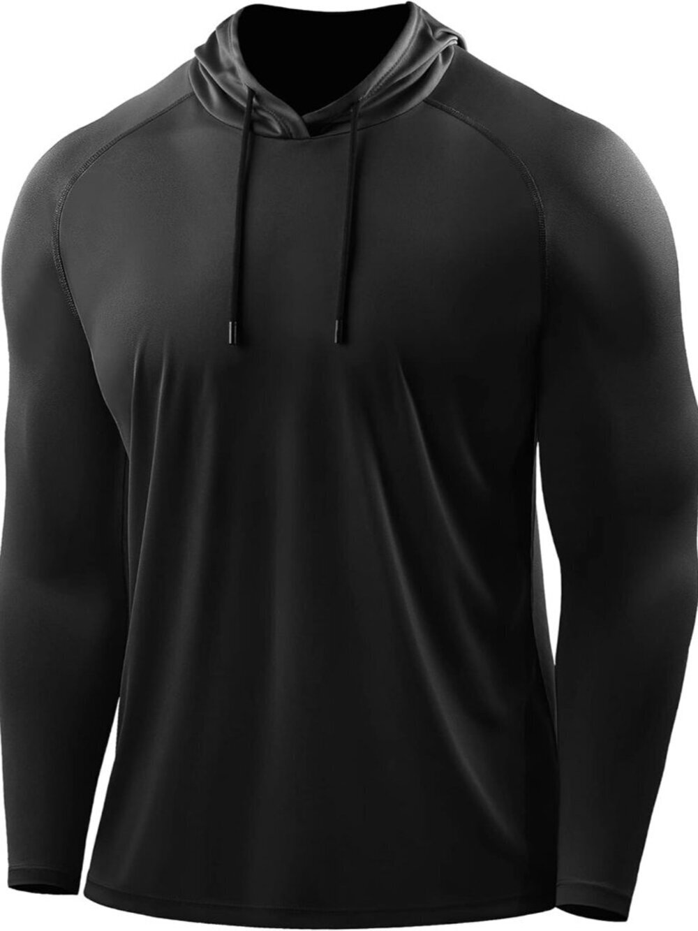 Men's Workout Long Sleeve Fishing Shirts UPF 50+ Sun Protection Dry Fit Hoodies